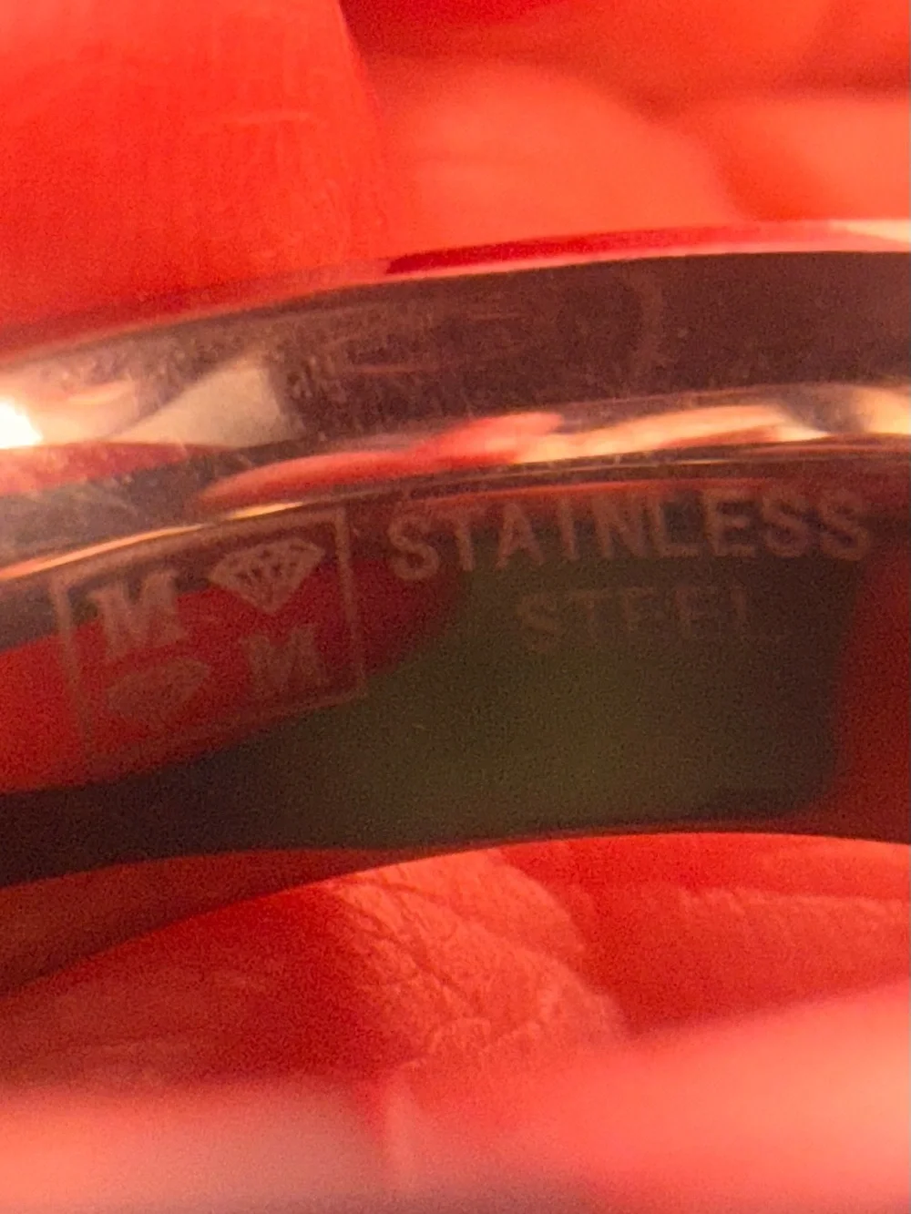 Metal Masters Size 6.75 Silver Stainless Steel Ornate Engraved Band Ring